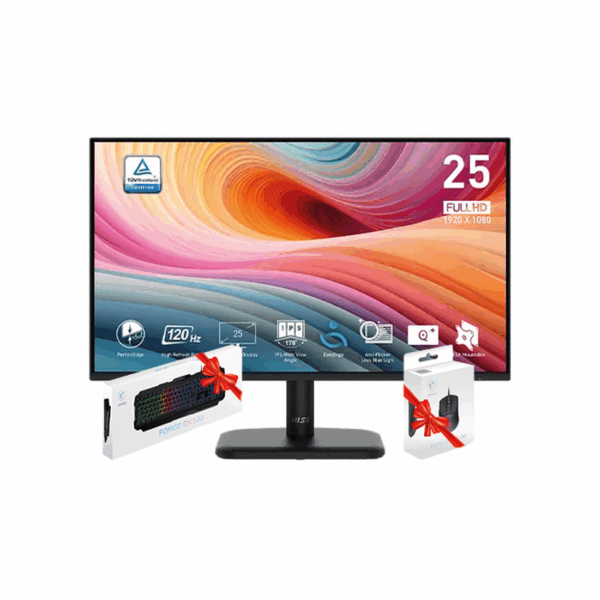 BUNDLE MONITEUR MSI MP251L E2 120HZ + GM100 + GK100