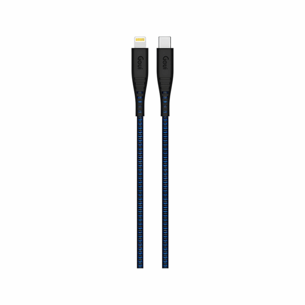 CABLE GOUI FLEX TYPE C VERS LIGHTNIN (2 M) BLEU FONCE