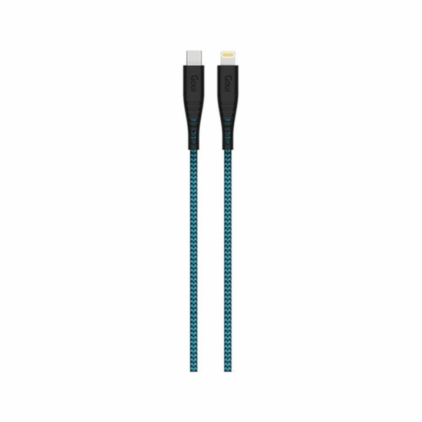 CABLE IPHONE GOUI FLEX LIGHTNING VERS TYPE C (1,5 M) BLEU CLAIR