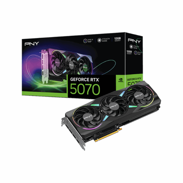 CARTE GRAPHIQUE PNY GEFORCE RTX 5070 12GB TRIPLE FAN