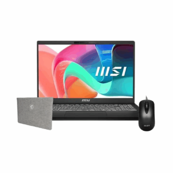 PC PORTABLE MSI MODERN 15 H C2RMG-298MA 15,6"FHD/CORE 9-270H/INTEL IRIS XE/16Go/512Go + Souris