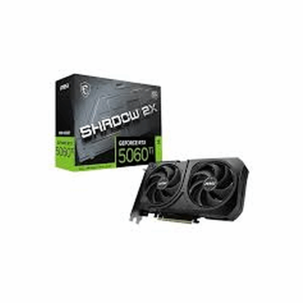 CARTE GRAPHIQUE MSI GEFORCE RTX 5060Ti 8G SHADOW 2X OC PLUS BULK